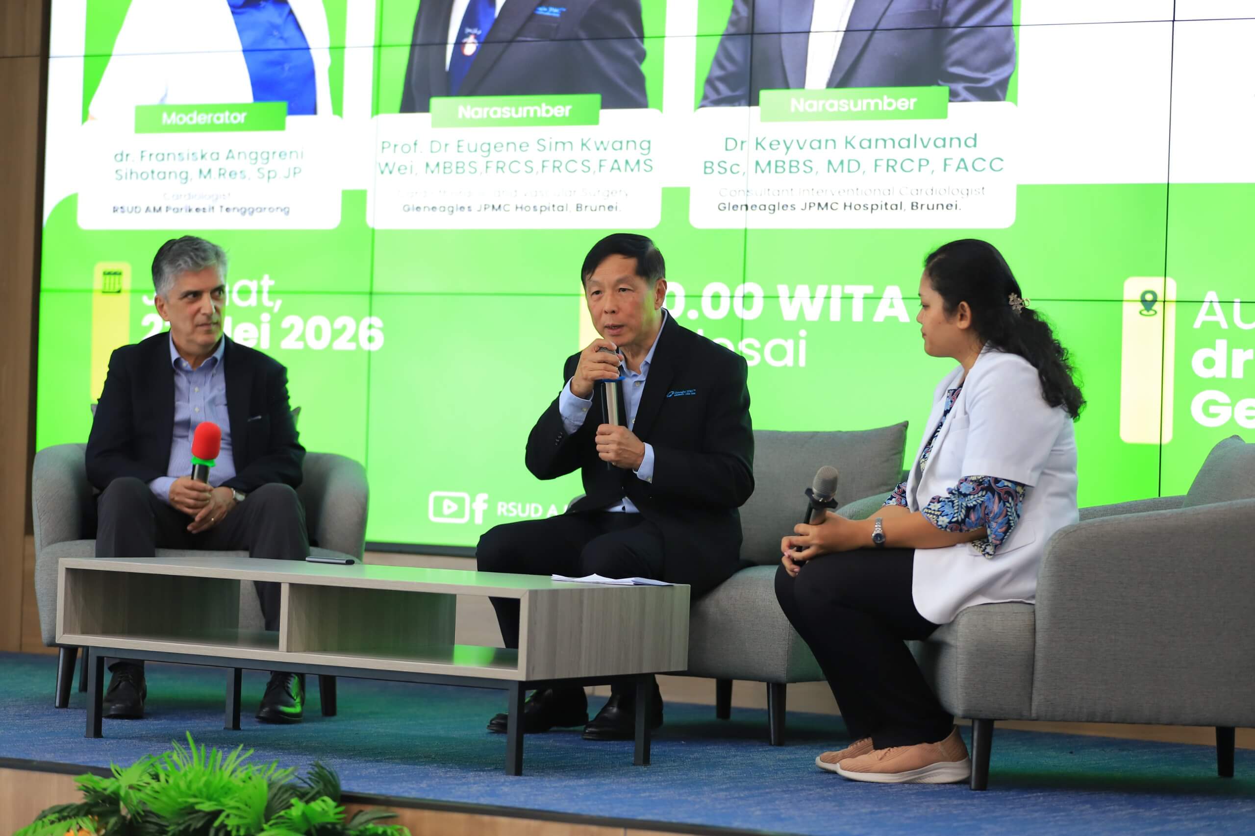 Gleneagles JPMC strengthens Brunei–East Kalimantan healthcare ties through cardiac knowledge-sharing and health talk